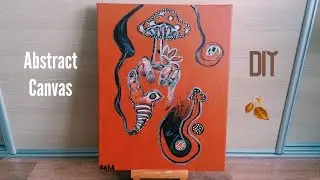Abstract Tumblr Inspired Painting (DIY)