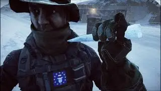 Battlefield 4 - Icicle as a knife on Operation Whiteout