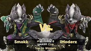 The Amuka Smash Cup - Smokk (Wolf/Mario) Vs. 716 | iModerz (Wolf) Top 24 Winners
