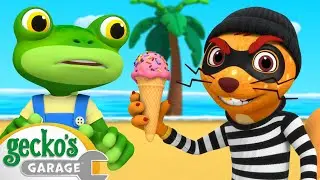 Ice Cream Thief | @GeckosGarageUSA Go Gecko's Garage! | Gecko's Adventures | Kids Cartoons