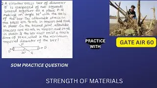SOM QUESTION FROM GERE AND GOODNO SOLUTION  | PRACTICE QUESTIONS FOR GATE 2023| SOM | MOS