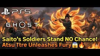 Ghost of Yōtei Saito&rsquo;s Soldiers Stand NO Chance! Atsu Unleashes Fury 😱🔥| PS5 4K Gameplay