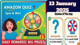 Amazon Funzone Coins Quiz Answer Today I Funzone Carnival Quiz Answer Today, 13 January 2025