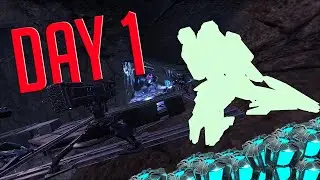 Claiming The Most Hidden Base Location DAY 1 of WIPE - ARK