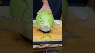 knife and coconut battle knife price $250 and coconut $3 dollar #satisfying #asmr