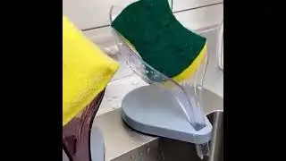 Suction Crystal Leaf Soap Tray (Mix/Random color)