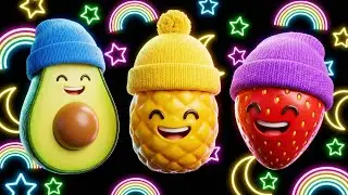 Baby Sensory 🐾🍓 Smoothie Mix Dance Fun Cute | The Totally Veggie & Fruit With Animation