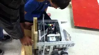 Teal tornadoes team FTC robotics 4105 - emptying the batons
