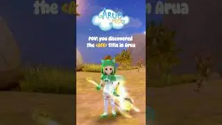 Arua ROSE: Discovering a secret title in a #cozy game!  #aruarose #classicmmorpg #shorts