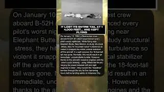 THE B-52 THAT LOST ITS TAIL 🦅
