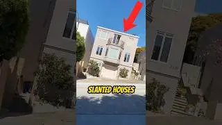 Houses in San Francisco are slanted 🏠 #shorts #youtubeshorts #sanfrancisco #facts #interestingfacts