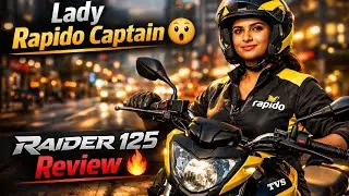 Lady Rapido Captain 😮 | TVS Raider 125 Honest Review | Real Story | Vlog No 10