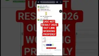 UGC NET Result 2026 | UGC NET Result 2026 kaise check kare| UGCNET Result 2026 link not working