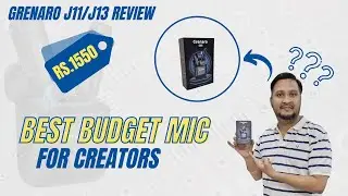 Best Budget wireless mic for youtube creators | Grenaro J11/J13 wireless mic unboxing and review