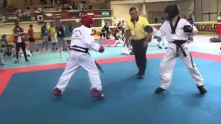 2015 World Taekwondo Championships Nathan Saunders vs Russia