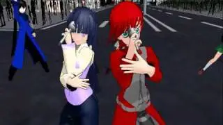 MMD Lonely Tropical Fish  {Gaara and  Hinata} [ANIME]