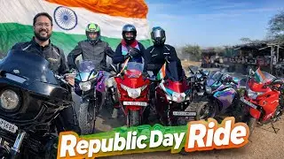 REPUBLIC DAY RIDE 2026 / CBR GANG Tabahi 🔥/ Gurgaon 