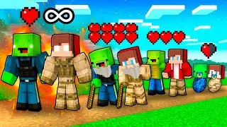 JJ and Mikey : FBI vs MILITARY Life Cycle Evolution in Minecraft - Maizen