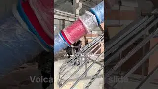 Volcanic climbing slide combination parent-child children's park Internet celebrity amusement