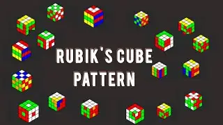 How to make Rubik's cube pattern //tips and viral tricks // Rubik's cube