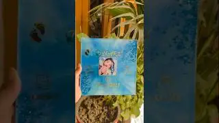 capture the first smile of your baby in a frame made of rasin art|| fluid art tutorial|| rasin art