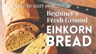 Beginner Whole Wheat Einkorn Bread | Einkorn Sourdough Bread | Fresh Ground Flour | Einkorn Baking