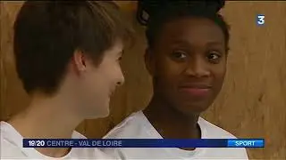 Reportage France 3 P&ocirc;le Espoirs F&eacute;minin Ligue Centre-Val de Loire de Handball