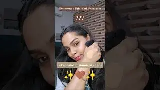 how to use light or dark foundation #makeup #foundation #marscosmetics #makeuptutorial #trending