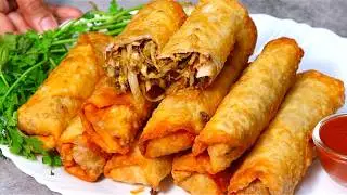 Chicken Spring Rolls Recipe For Iftar | Crispy Chicken Spring Rolls For Ramzan 2026
