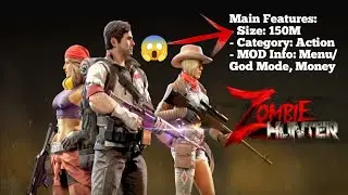 Defeat Zombies with God Mode in Zombie Hunter MOD APK ||SecretMod Gaming #Gaming