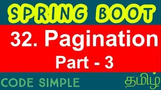 32. Spring Boot Pagination - Part 3 | Spring Boot Expert Tutorial | Code Simple