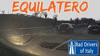 BAD DRIVERS OF ITALY dashcam compilation 05.05 - EQUILATERO