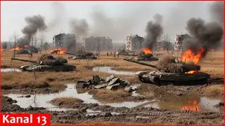 Россия превращает танки в &laquo;стальных ёжиков&raquo;: украинские степи усеяны подбитыми танками противника