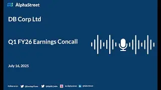 DB Corp Ltd Q1 FY2025-26 Earnings Conference Call