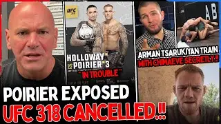 Dustin Poirier Accused of Cheat for UFC 318? | Arman Training with Khamzat Chimaev | MMA News