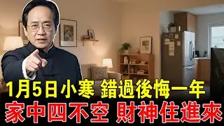 倪海廈：1月5日小寒提醒：家裏這4個地方一空，身體與財運都留不住！死守這「四不空」吸金陣，隔天橫財強行入宅！#小寒養生 #小寒開運 #小寒補財庫 #居家風水 #財運 #招財