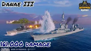 FLOT ENTER WOWS LEGENDS: Danae 161k damage