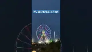 It’s always fun to visit AC boardwalk #explorewithhong #boardwalk #atlanticcity #july4th