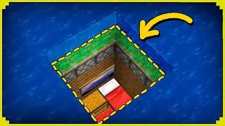 🦊Como fazer uma BASE SECRETA na &Aacute;GUA no MINECRAFT
