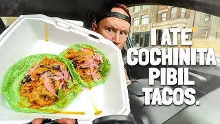 I ate Cochinita Pibil tacos for the first time.