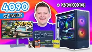 The FASTEST Gaming PC Build Right Now! 🚀 [Ryzen 9800X3D & RTX 4090 w/ 4K Benchmarks!]