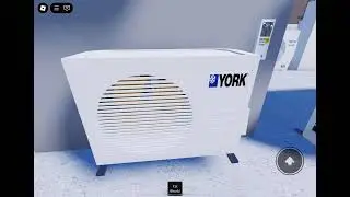 York Split Air Conditioner - Test | Air Conditioner Simulator 1.7! (Performance UPD)
