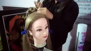 Moño con oesitas