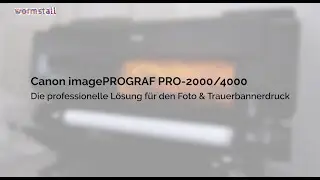 Trauerdruck - Canon imagePROGRAF PRO 2000/4000