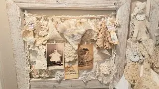Repurposing Vintage Treasures: DIY Memory Frame🤍
