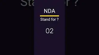What Does NDA Actually Mean? #quiz #tensionheadache #tech