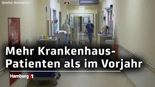 Vollstation&auml;r versorgte Patient*innen: Zahlen steigen, liegen aber deutlich unter Vor-Corona-Niveau