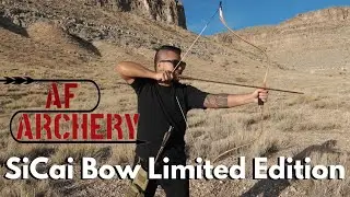 AF Archery - SiCai Bow Black & White Ebony with Carbon Core | Cinematic Bow Review