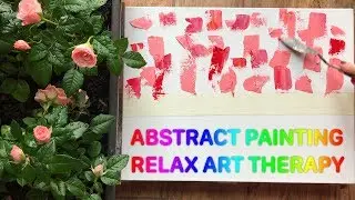 Abstract Painting! Relax Art Therapy! Рисуем абстракцию маслом!