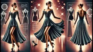 💃 YILINFEIER Latin Dance Tango Salsa Dress for Women | Best Salsa Dress for Women 💃